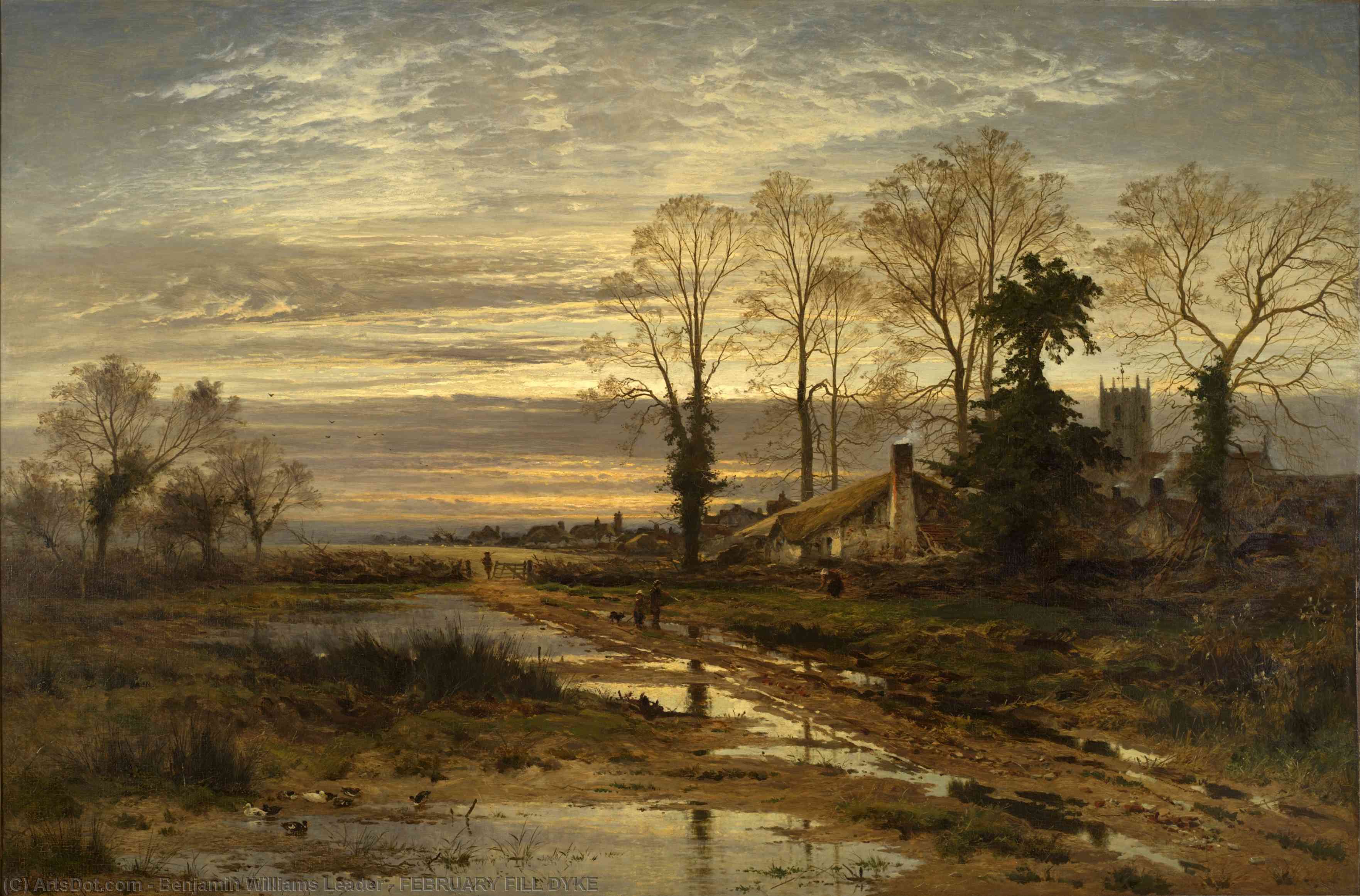 February Fill Dyke — R.a Benjamin Williams Leader