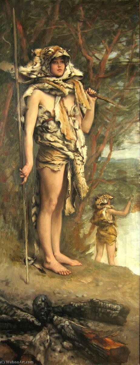 Français La Femme Préhistorique — Jacques Joseph Tissot