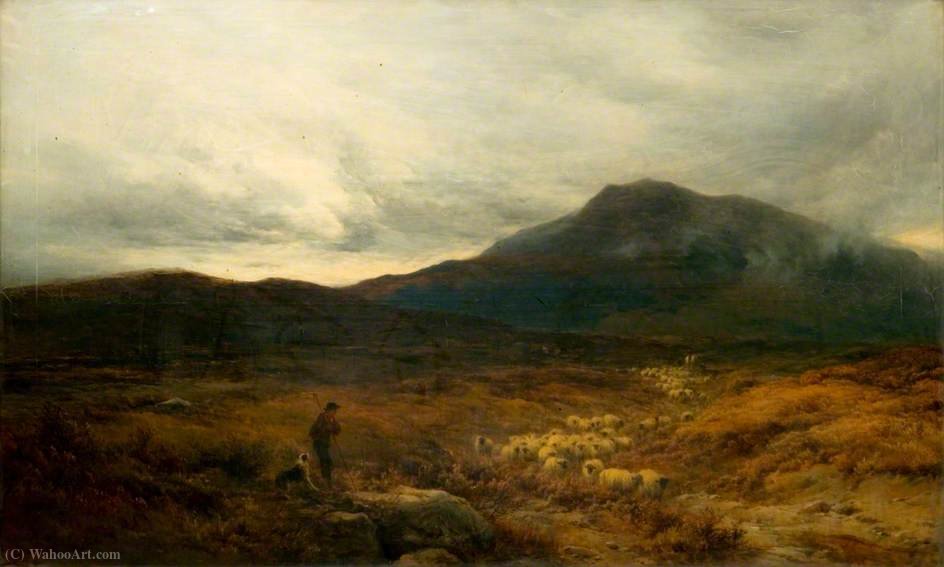 Welsh Moor With Sheep — Alfred Walter Williams