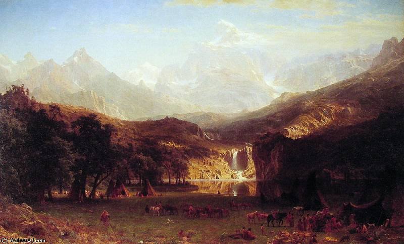 The Rocky Mountains — Albert Bierstadt