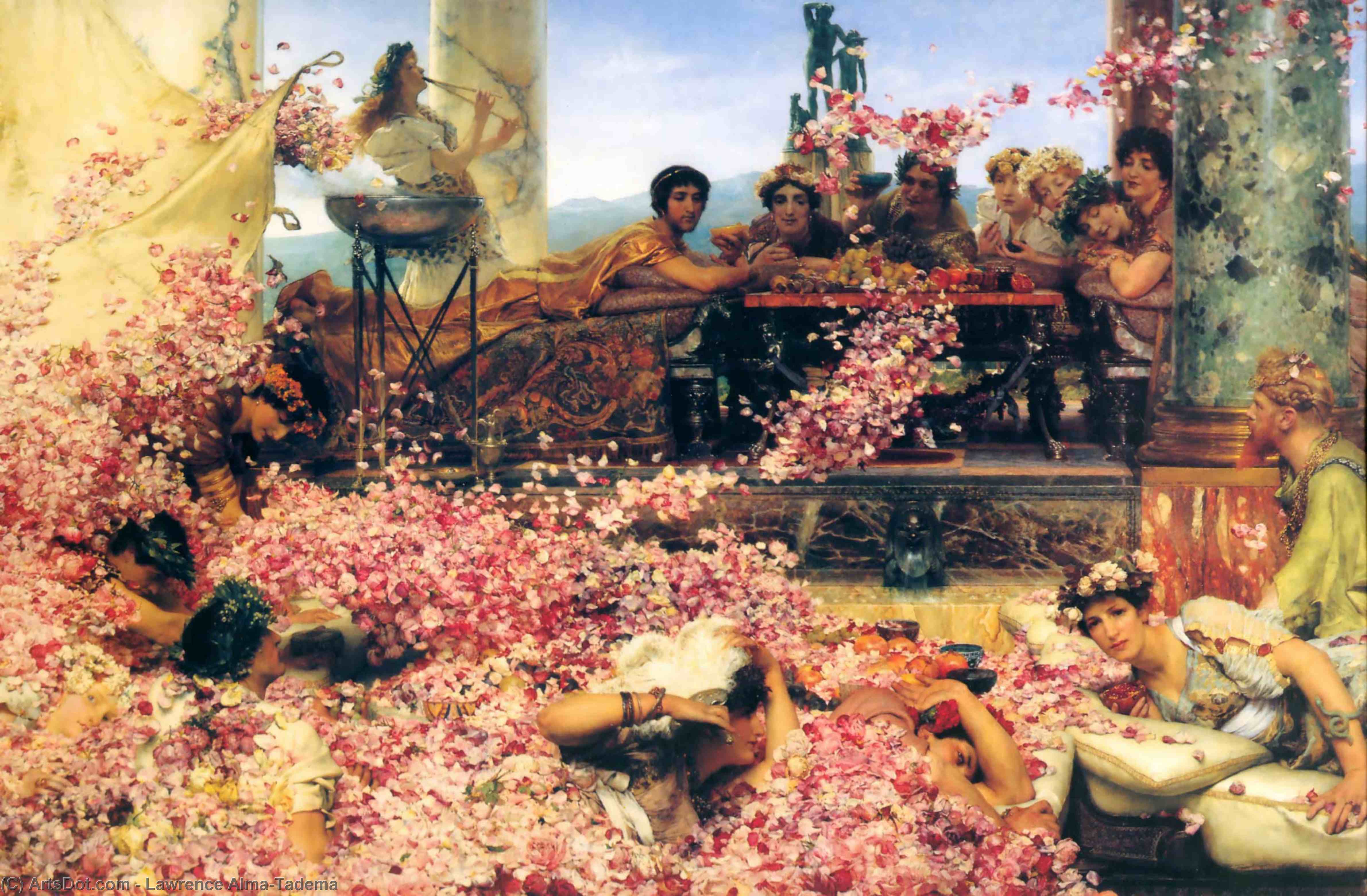 The Roses Of Heliogabalus — Lourens Alma Tadema