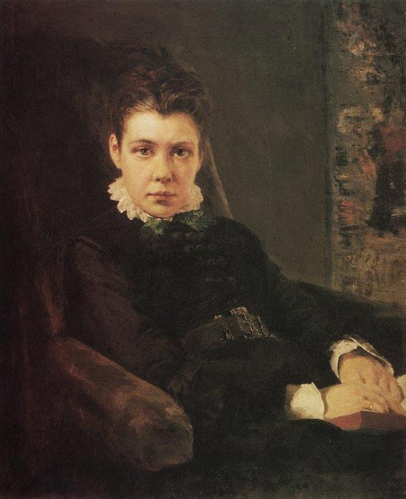 Portrait Of D. Khrushcheva, The Artist's Sister — Vasily Dmitrievich Polenov