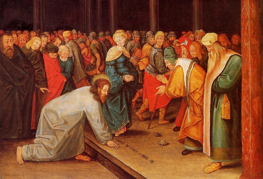 Christ And The Adulteress — Pieter Bruegel The Younger