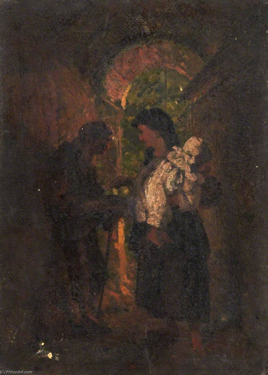 Three Figures In A Doorway — Tomas Stjuart Smit