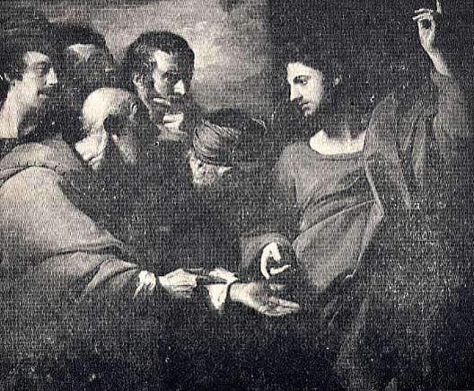 The Tribute Money, (painting) — John Singleton Copley