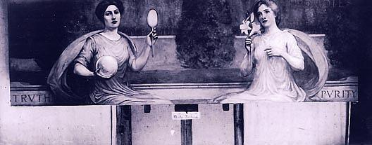 Law Promotes Truth And Purity, (painting) — Albert Henry Krehbiel