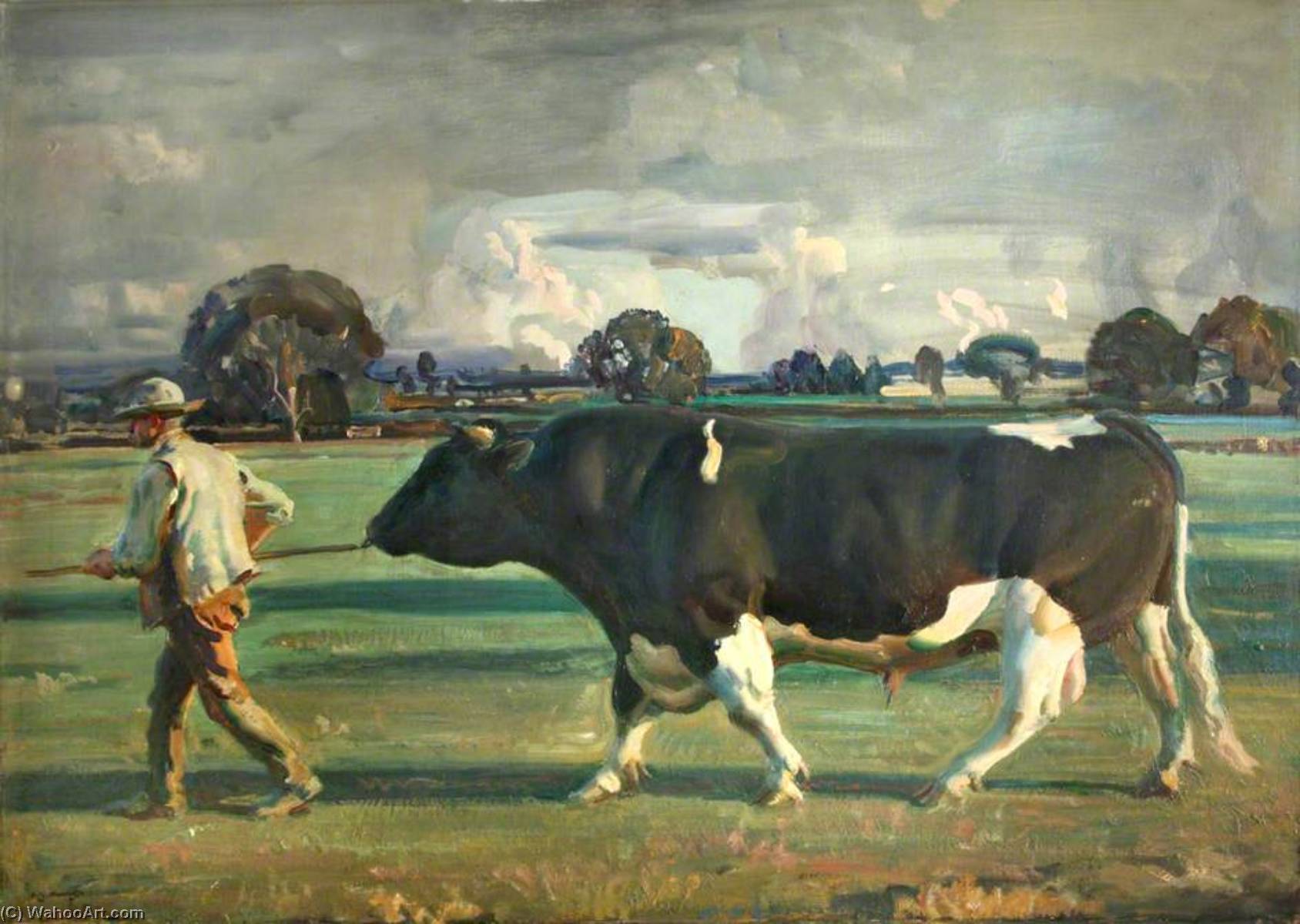 The Friesian Bull — Sir Alfred James Munnings