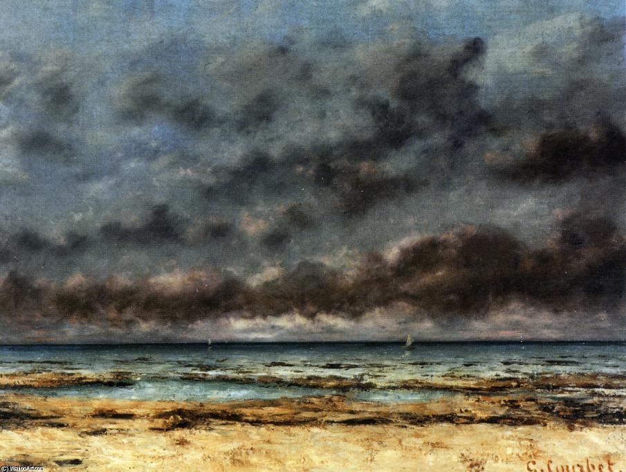 Calm Seas — Gustave Courbet