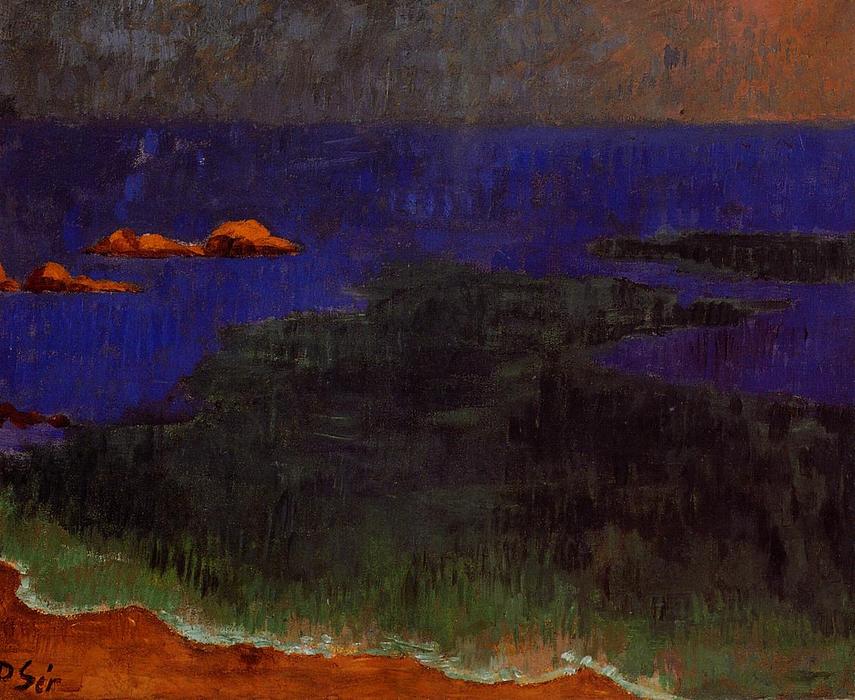 The Seat At Poldu: Sunset — Paul Sérusier