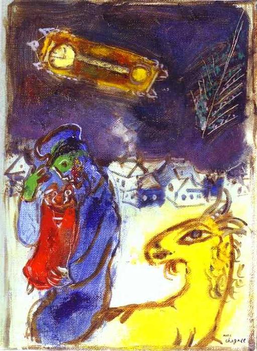 A Jew With Torah — Марк Шагал