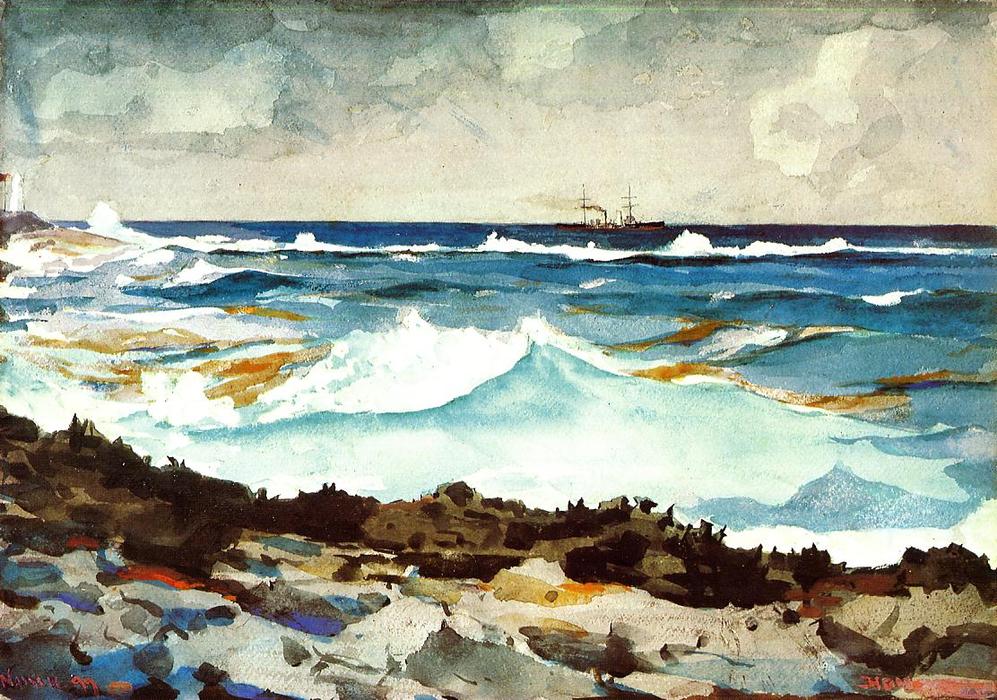 Shore And Surf — Винслоу Хомер