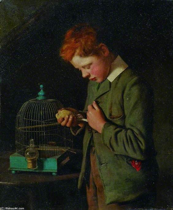 His First Grief — Charles Spencelayh