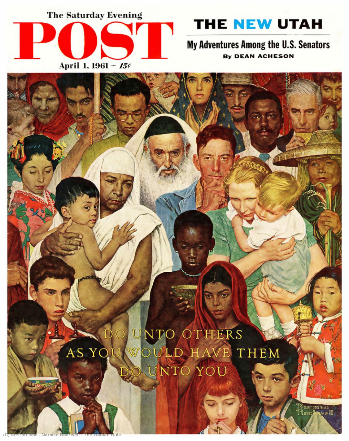 The Golden Rule — Norman Rockwell