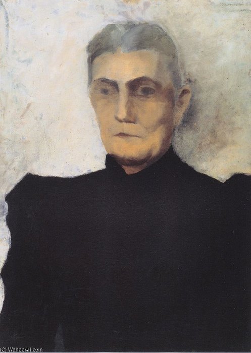 Portrait Of An Old Woman — Paula Modersohn-becker