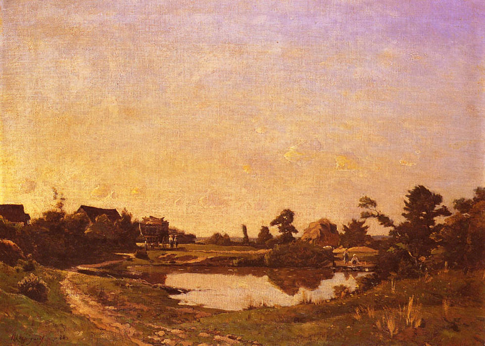 Midday In The Meadows — Henri-joseph Harpignies