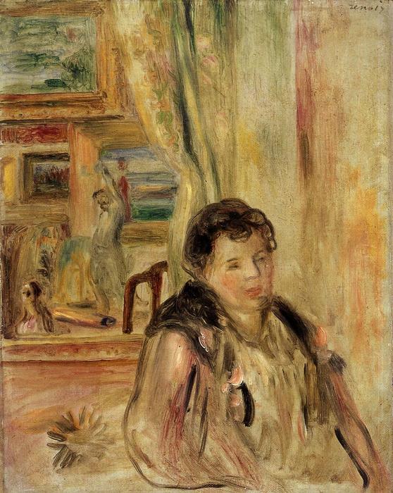 Woman In An Interior 1 — Pierre-auguste Renoir