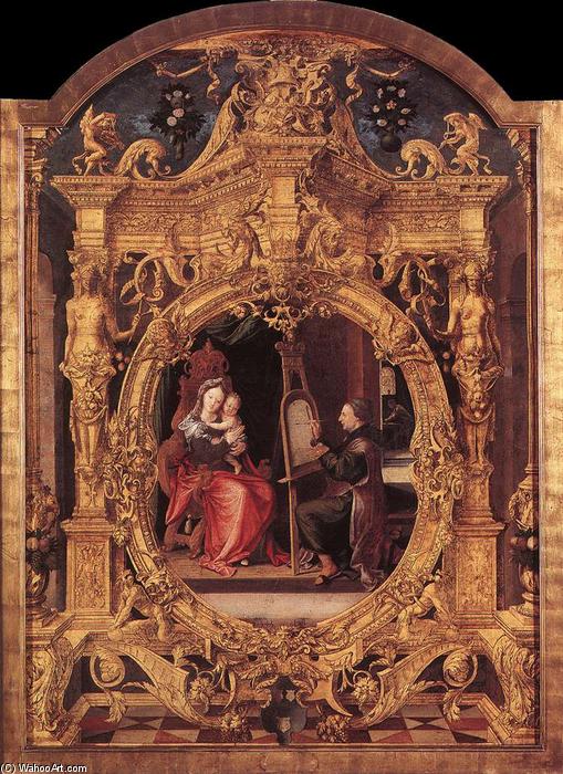 St Luke Painting The Virgin's Portrait — Lanceloot Blondeel