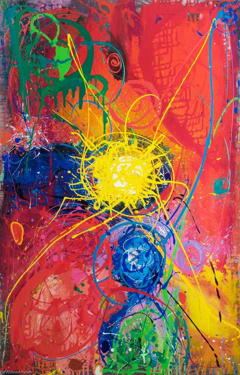 Red Abstract — Lucien Simon