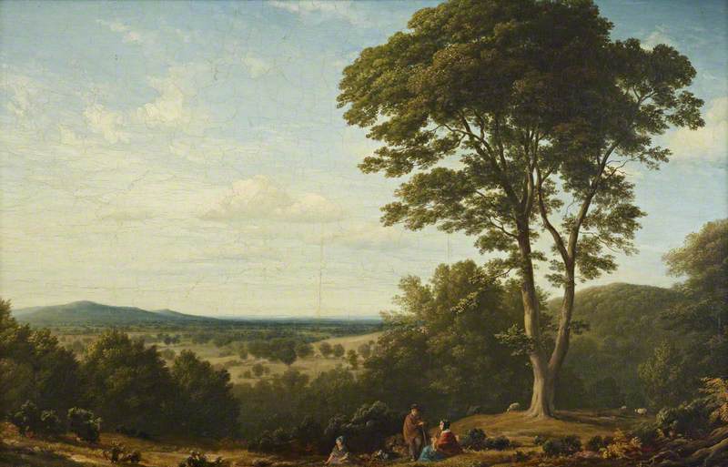 View Of The Grounds At Ashridge, Hertfordshire — Edmund Marriner Gill