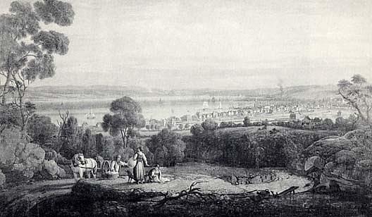 View Of Greenock, (painting) — Robert W. Salmon