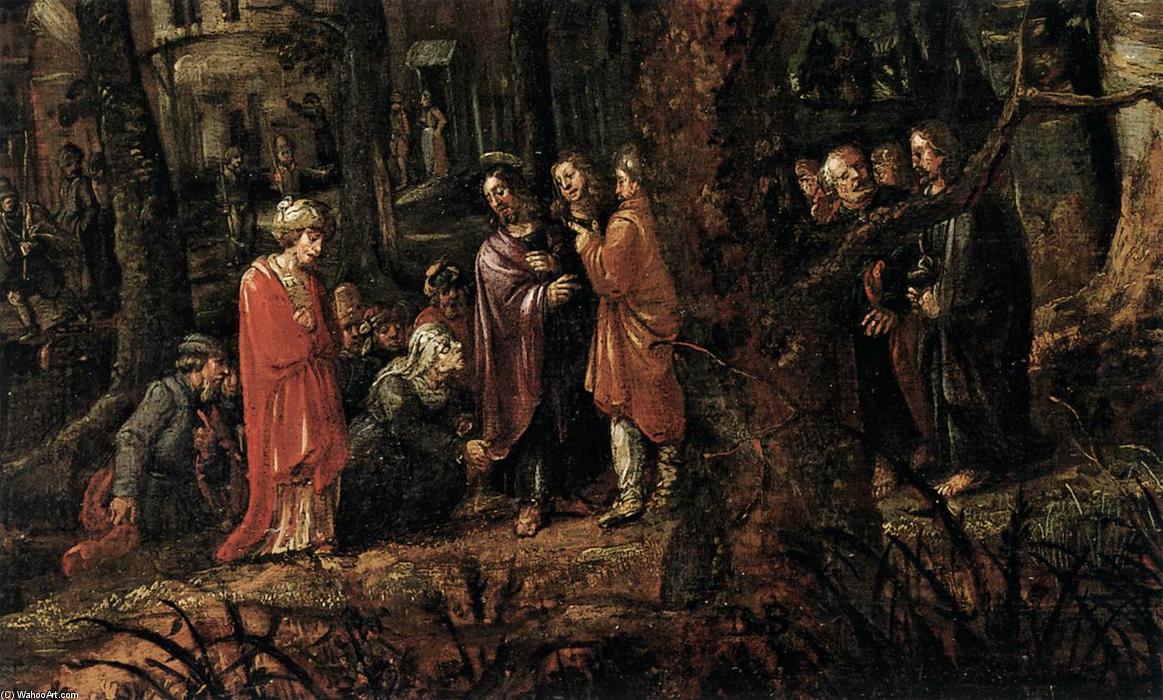 Waldlandschaft Mit Zwei Wundern Christi (detail) — David Vinckboons