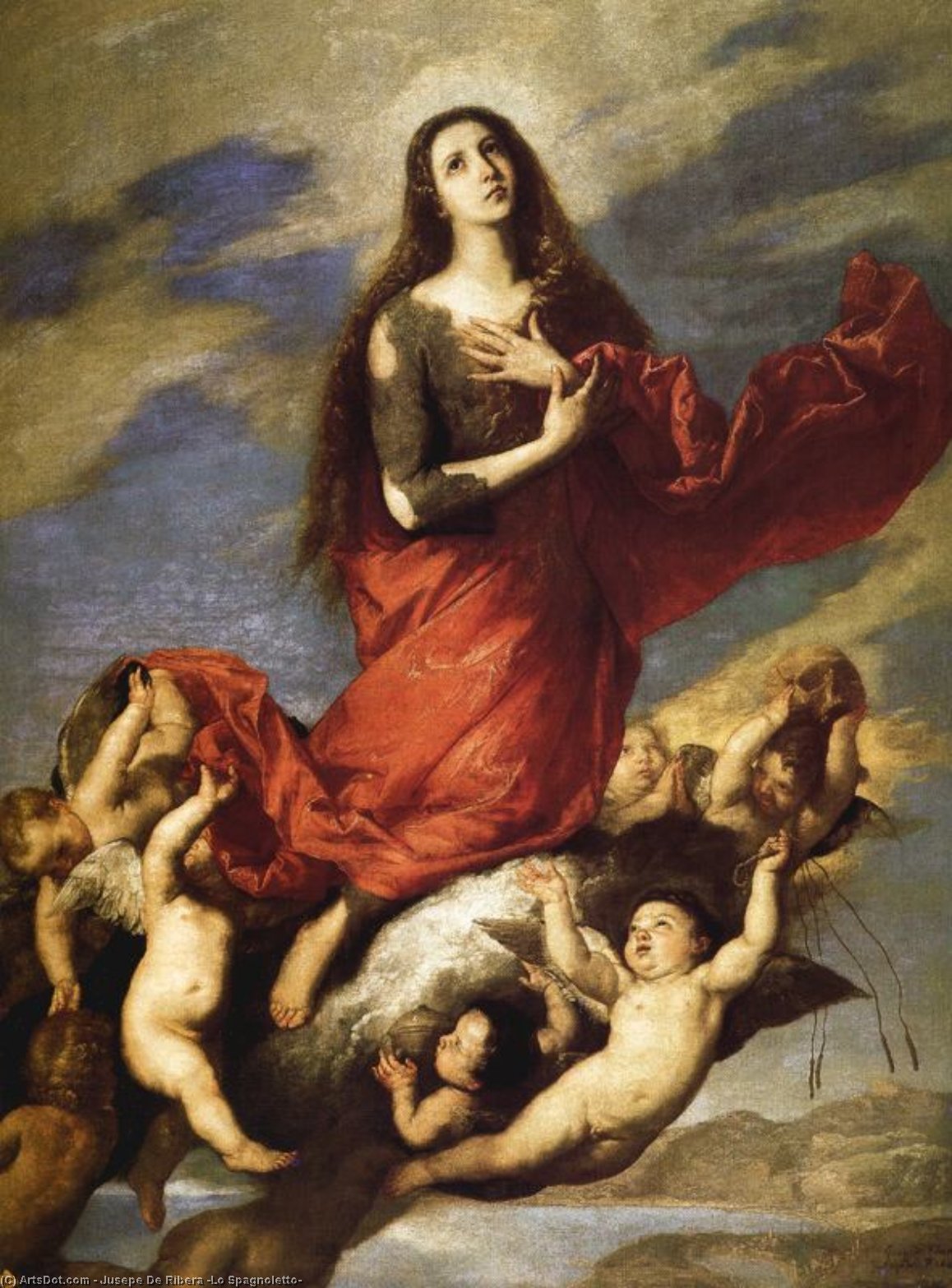 Assumption Of Mary Magdalene — Jusepe De Ribera