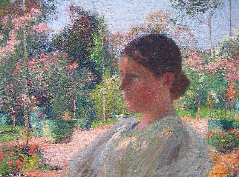 The Pensive Young Woman — Henri Jean Guillaume Martin
