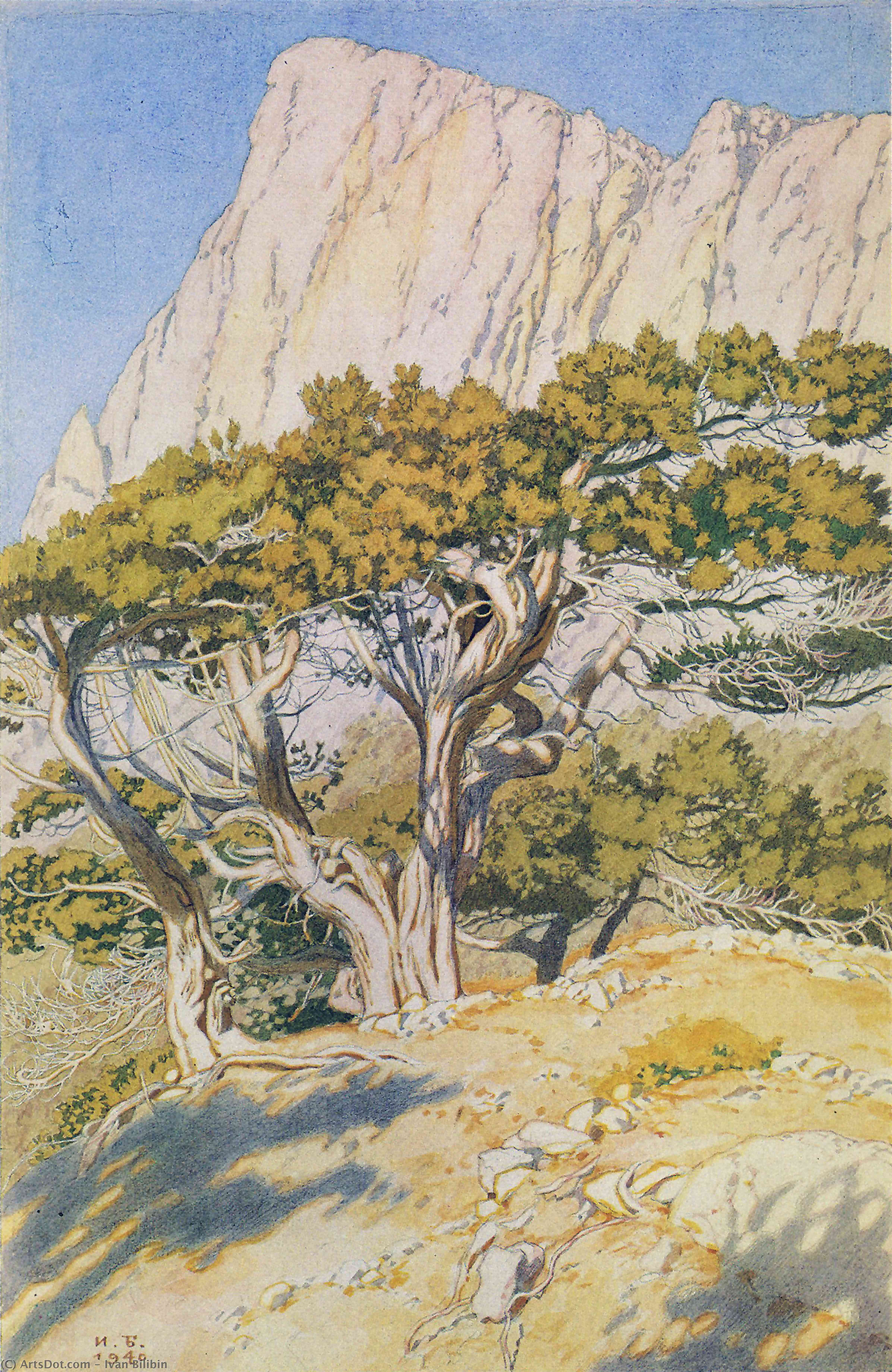 Crimea. Batiliman — Ivan Yakovlevich Bilibin
