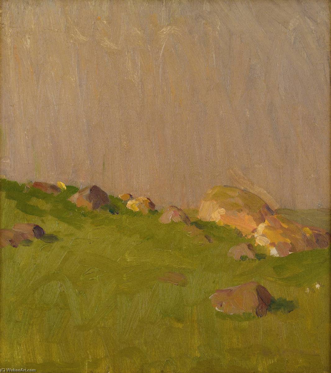 Pasture Boulders — William Langson Lathrop