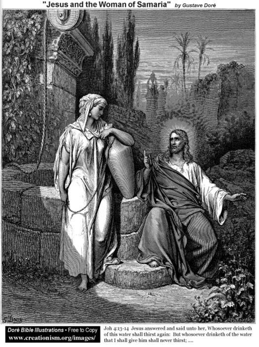 Jesus And The Woman Of Samaria — Paul Gustave Doré