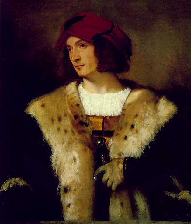 Portrait Of A Man In A Red Cap — Titian