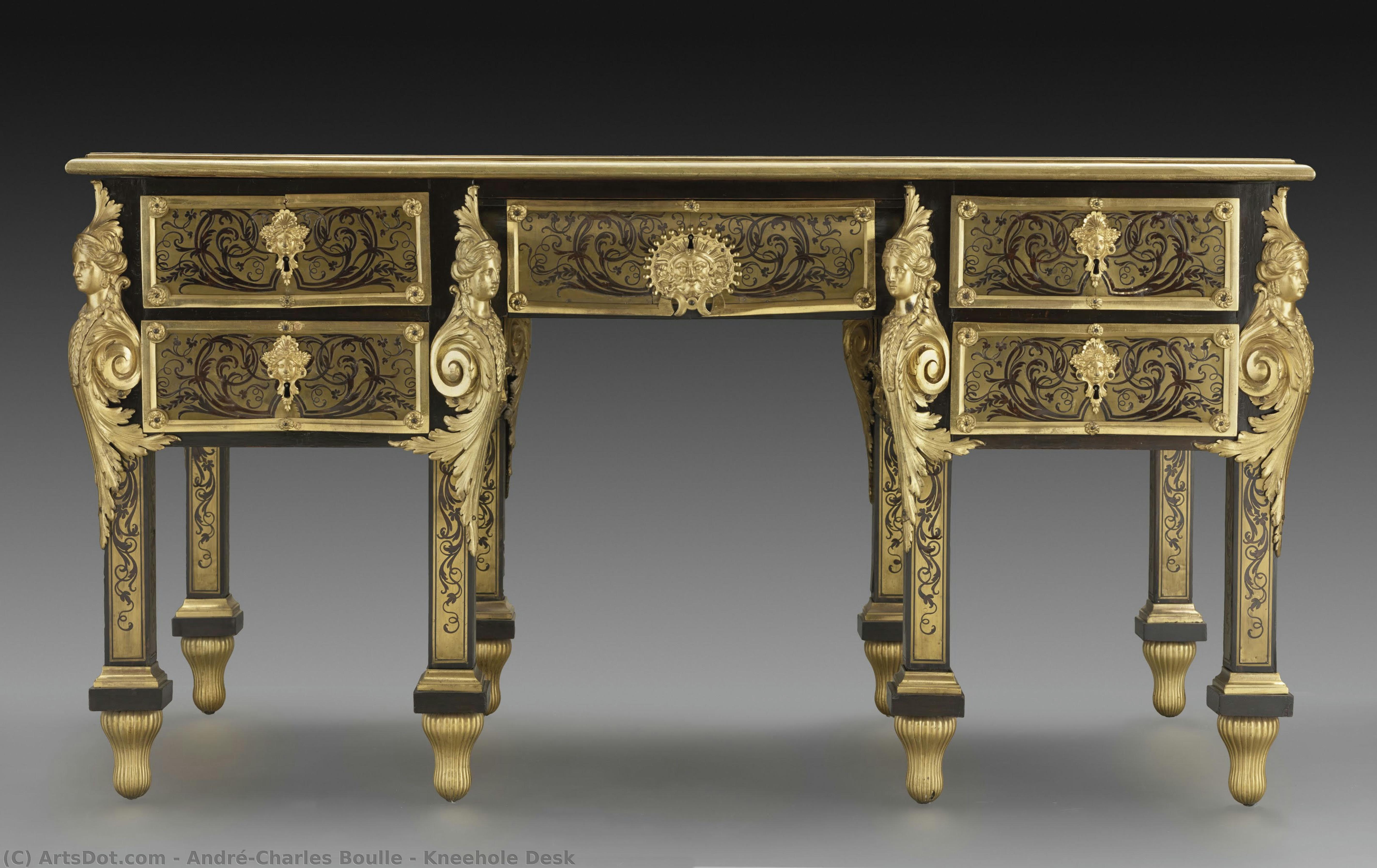 Kneehole Desk — André-charles Boulle