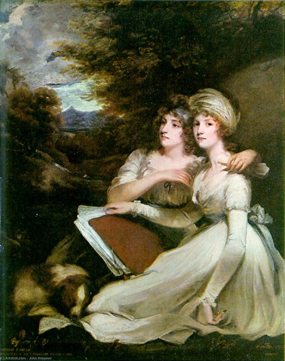 Portrait Of The Frankland Sisters — John Hoppner
