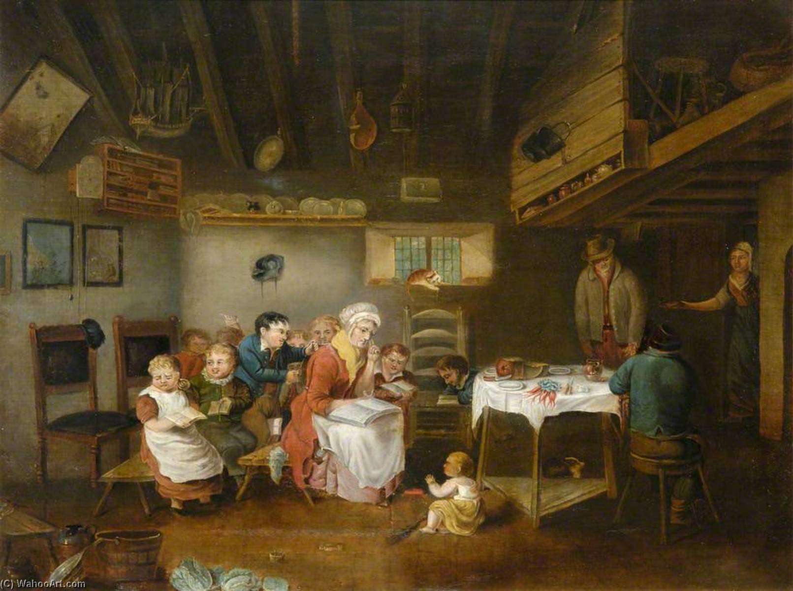 The Reading Lesson — John Burnet