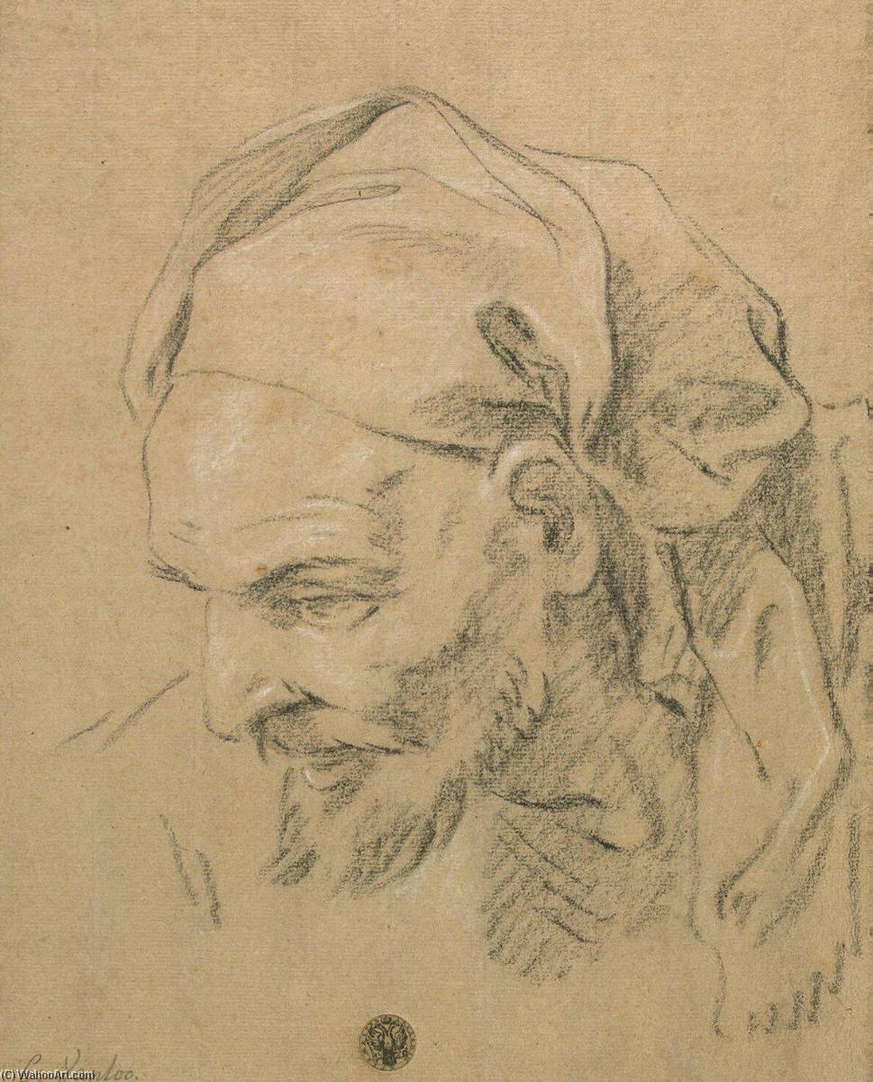 Head Of An Old Man — Charles-andré Van Loo