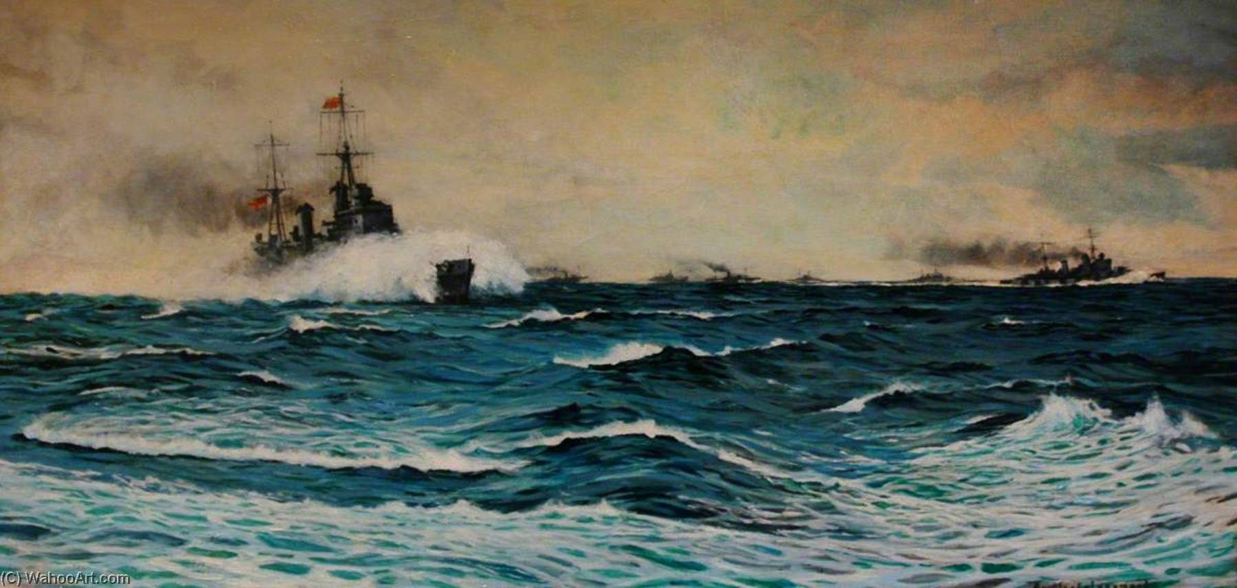 Hms 'manchester' And Other Cruisers, 1943 — Rowland Langmaid