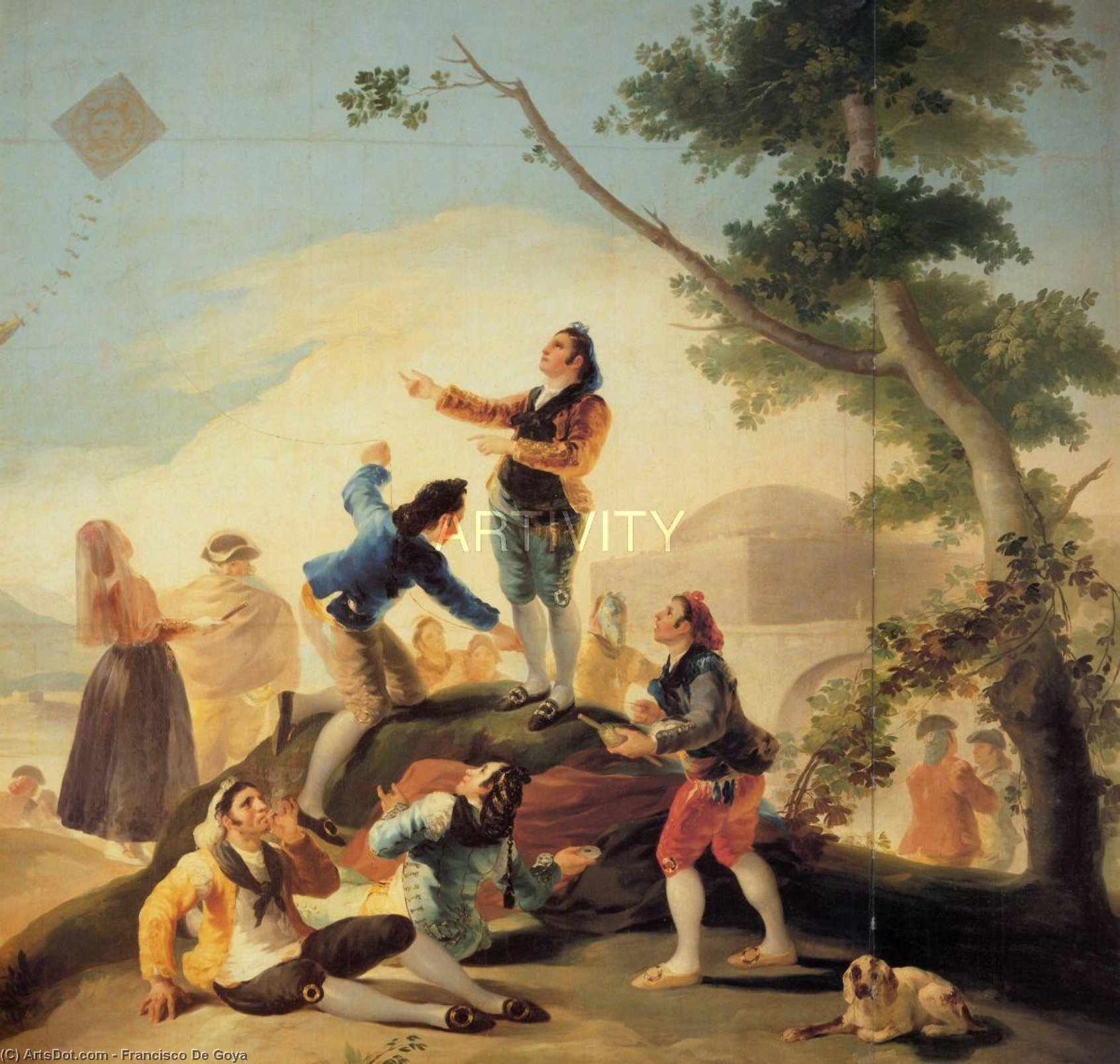 The Kite — Francisco José De Goya Y Lucientes