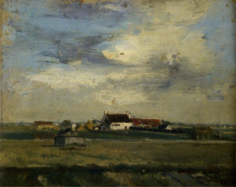 Vue De La Plaine Flamande — Энсор