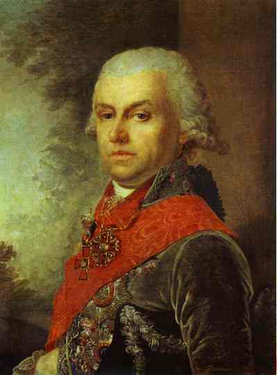 Portrait Of D. P. Troschinsky — Vladimir Lukich Borovikovsky