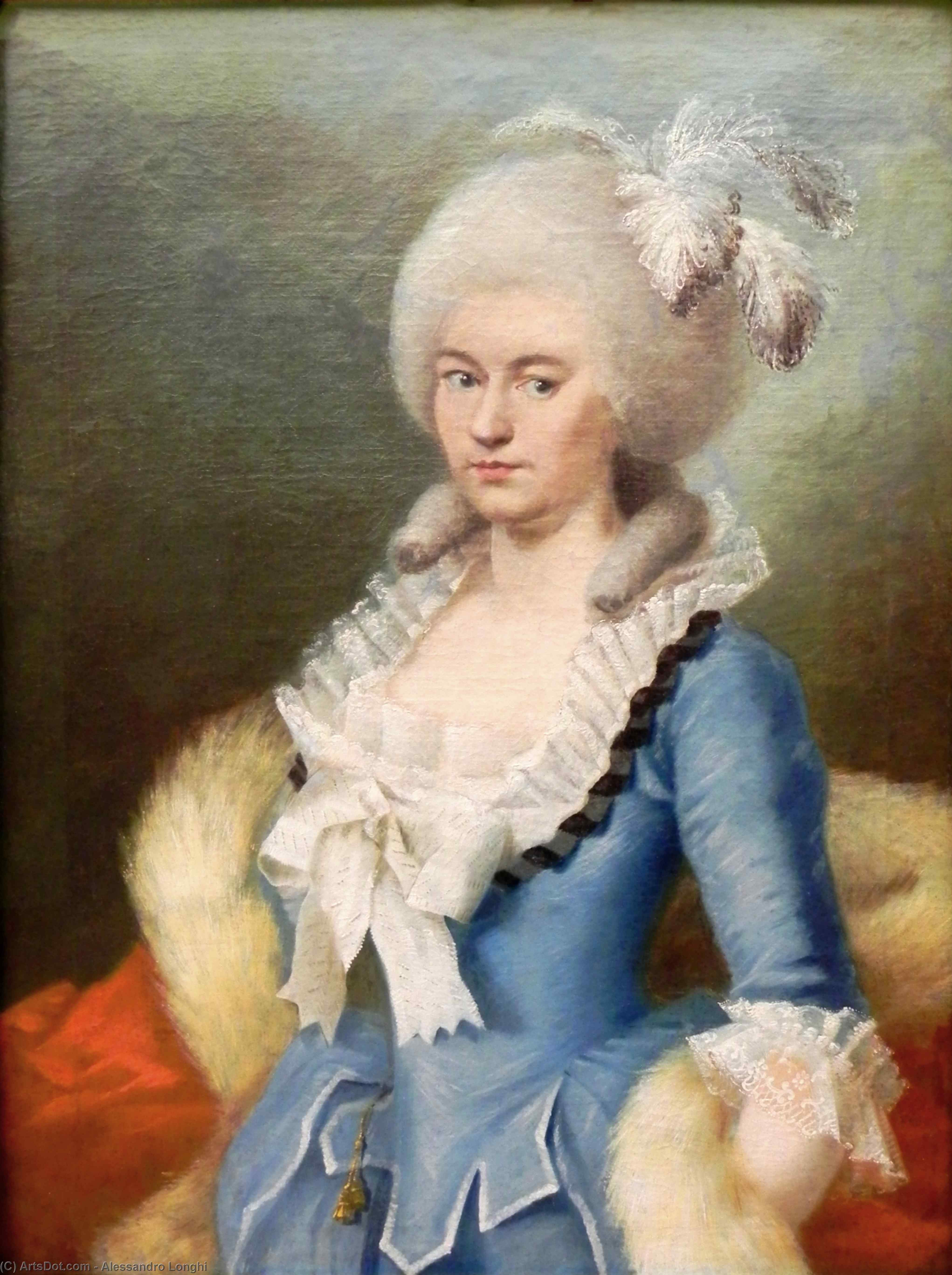 Portrait Of A Woman — Alessandro Longhi