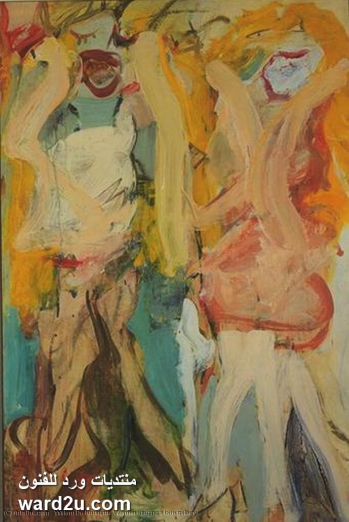 Mujeres Cantando Ii Tate Gallery — Willem De Kooning