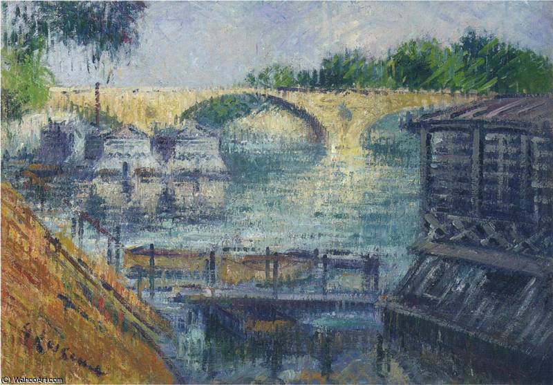 Boats On The Seine — Gustave Loiseau