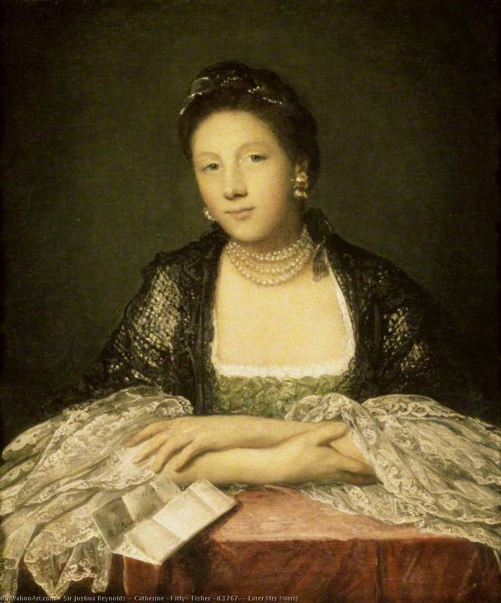 Catherine 'kitty' Fisher (d.1767), Later Mrs Norris — Sir Joshua Reynolds