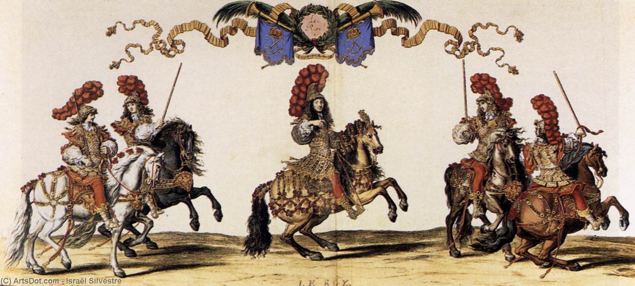 Grand Cavalcade Given In Paris In 1662 — Israël Silvestre