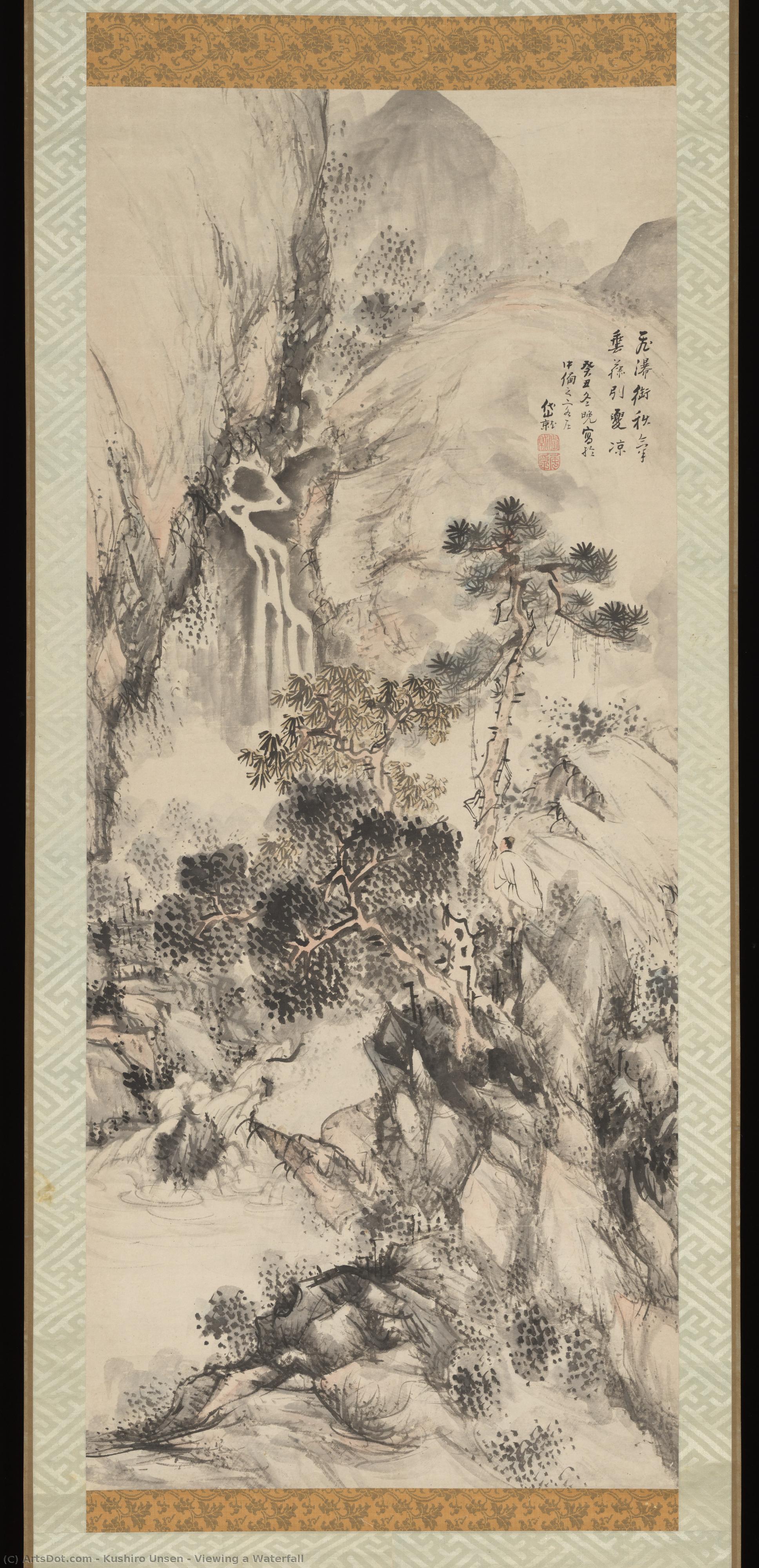 Viewing A Waterfall — Kushiro Unsen