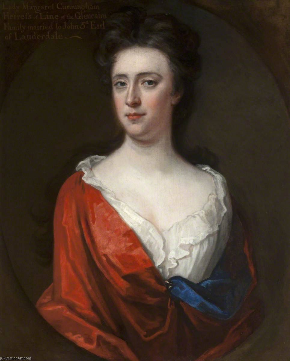 Margaret Cunningham (c.1662–1742), Countess Of Lauderdale — John Baptist De Medina