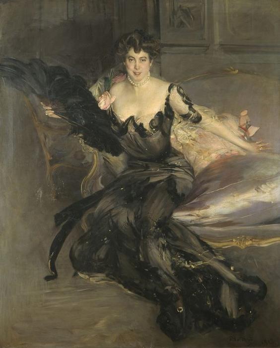 Portrait Of A Lady, Mrs Lionel Phillips — Giovanni Boldini