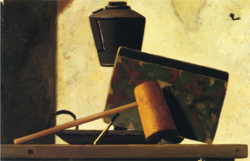 Still Life With Notebook And Pipe — John Frederick Peto
