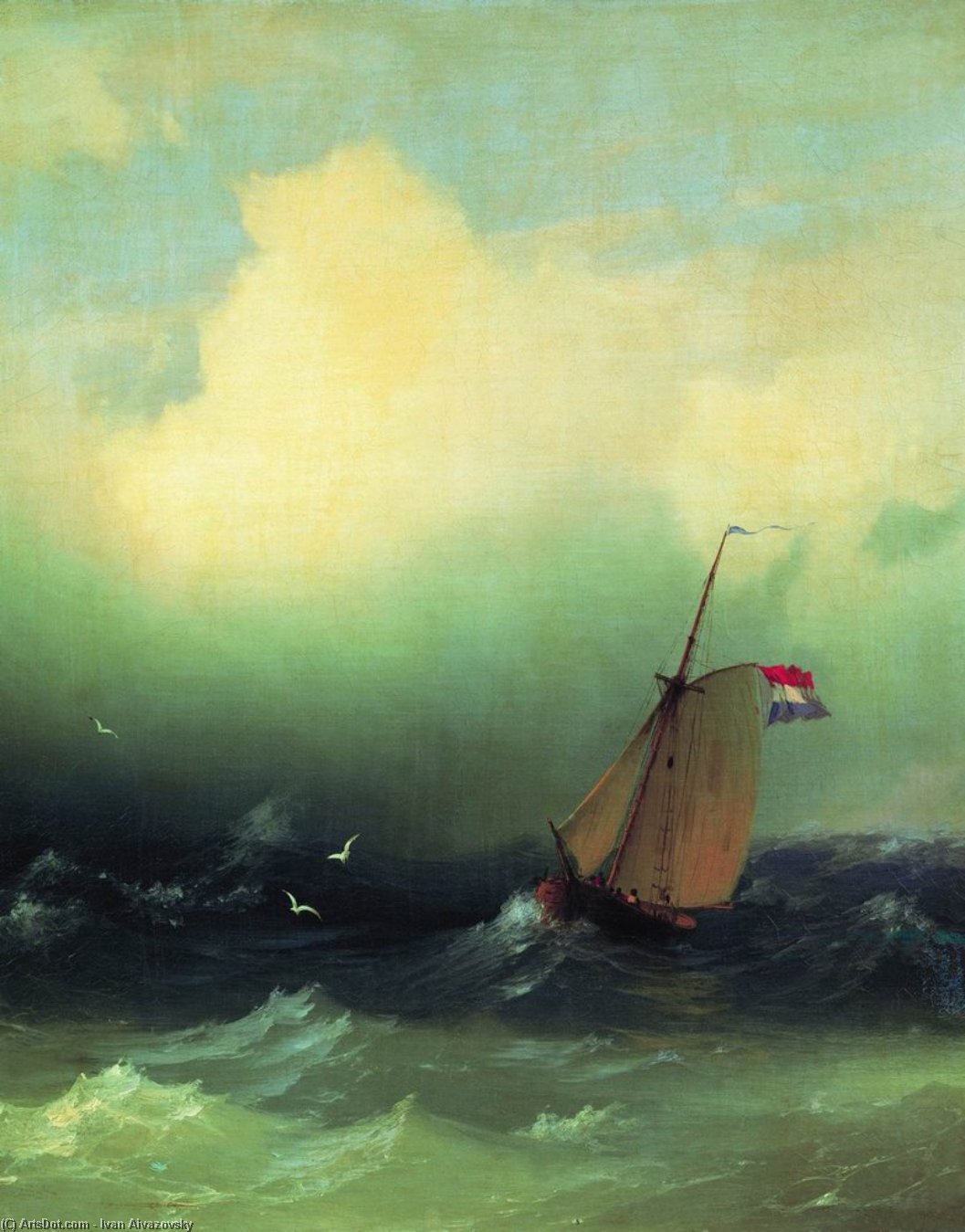 Storm At Sea — Ivan Konstantinovich Aivazovsky