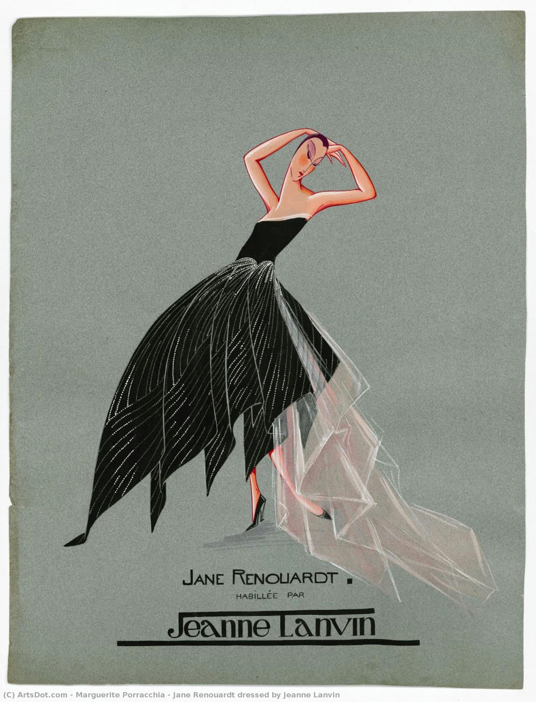 Jane Renouardt Dressed By Jeanne Lanvin — Marguerite Porracchia